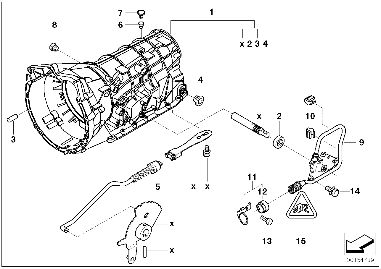 Мкпп бмв е39 схема